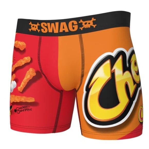 Mens Swag Chester CHEETOS Crunchy Boxer Briefs Size XL 38"- 40" Breathable NEW - Picture 1 of 2